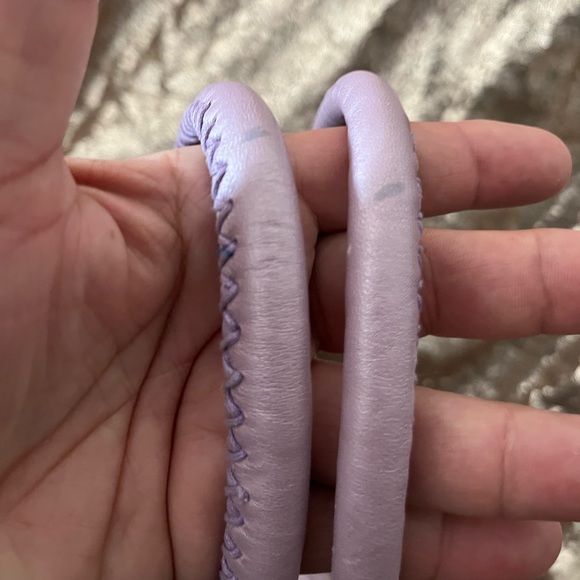 EUC Paolo Masi Lavender Quilted Leather Handbag - Picture 7 of 12